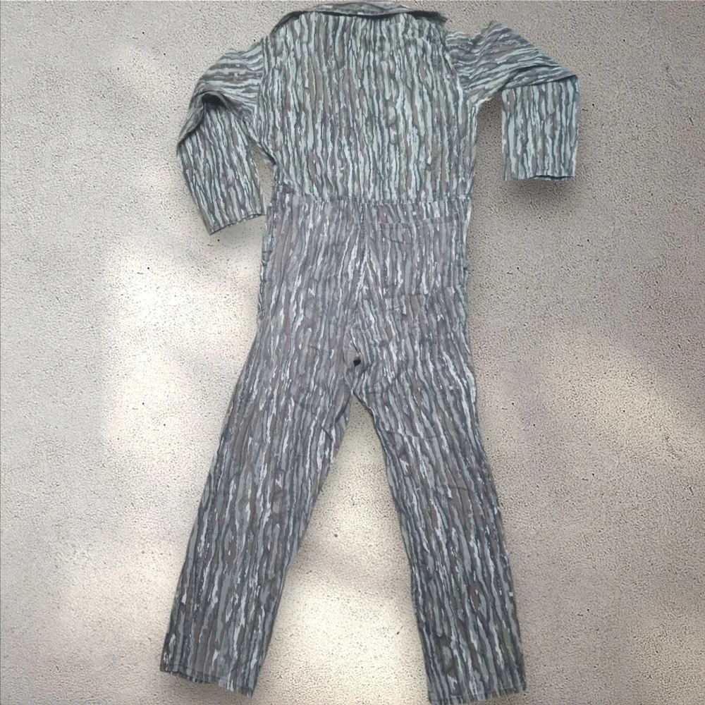 Vintage RealTree Long Sleeve Pants One Piece Stylish Gray Jumpsuit Men's Size S